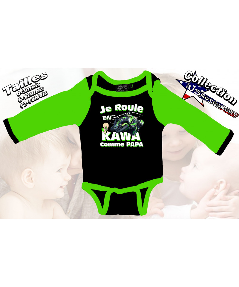 Coffret Bébé Moto Route Kawa