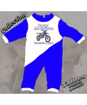 Grenouillere bébé moto enduro imprimée tm