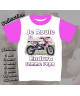 Tee-Shirt enfant moto enduro Bleu