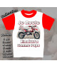 Tee-Shirt enfant moto enduro Bleu