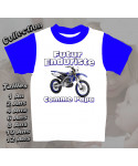 Tee-Shirt enfant moto enduro imprimé Yam