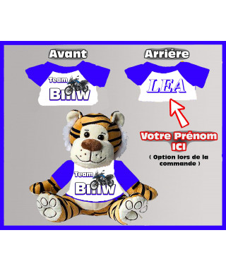 Peluche Moto Route Imprimée Team Bmw