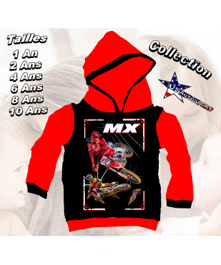 sweat enfant motocross honda