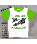 Tee-Shirt motocross imprimé kawasaki