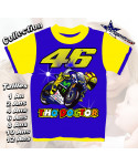 Tee-Shirt enfant moto route imprimé v.rossi