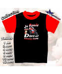 Tee-Shirt enfant moto  imprimé ducati