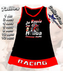 robe enfant moto route imprimée honda