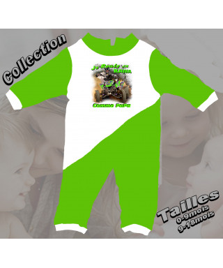 Pyjama bébé Quad imprimé kawasaki