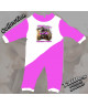 Pyjama bébé Quad imprimé girl rose