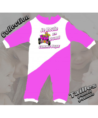 Pyjama bébé Quad imprimé girl