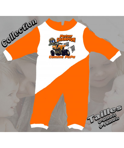 Pyjama bébé Quad imprimé Ktm