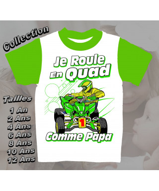 Tee-Shirt enfant Quad imprimé Kawasaki