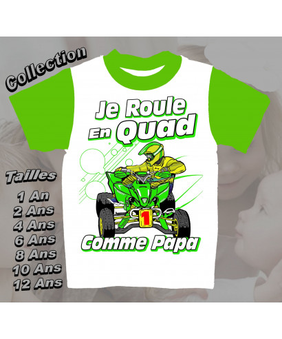 Tee-Shirt enfant Quad imprimé Kawasaki