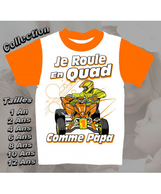 Tee-Shirt enfant Quad imprimé ktm