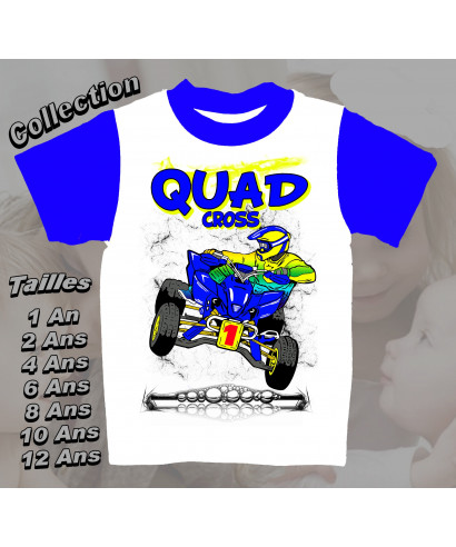 Tee-Shirt enfant Quad imprimé yamaha