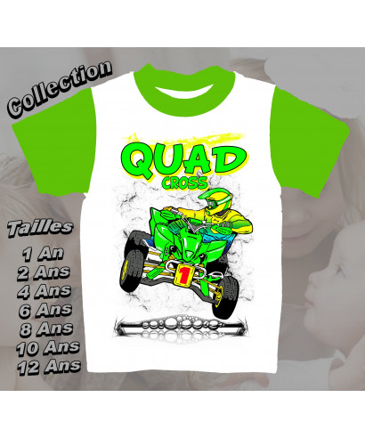 Tee-Shirt enfant Quad imprimé Kawasaki