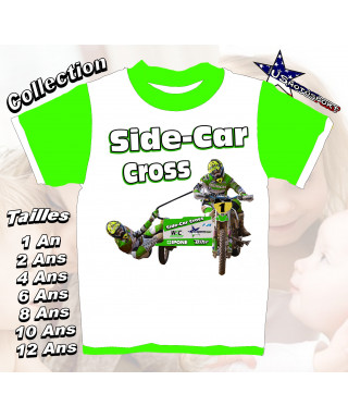 Tee-Shirt enfant Side-Car vert