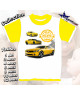 Tee-Shirt enfant voiture imprimé jaune