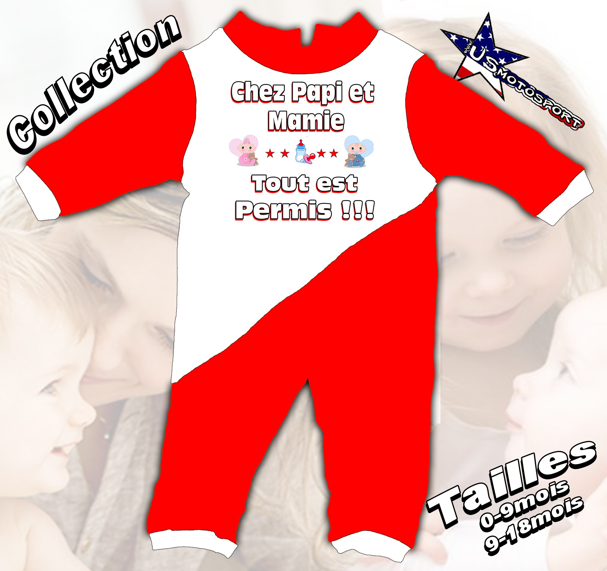 Grenouillere Bebe Rouge Humour Chez Papi Et Mamie Tout Est Permis Grenouillere Bebe Rouge Humour Chez Papi Et Mamie Tout Est Permis