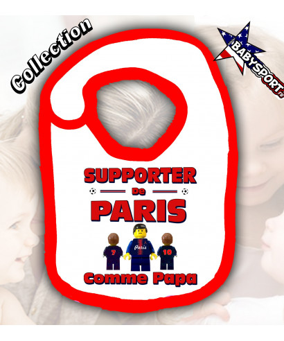 Bavoir Bébé Foot Psg