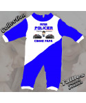 Grenouillere bebe futur Policier