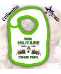 Bavoir bebe armée de terre futur militaire