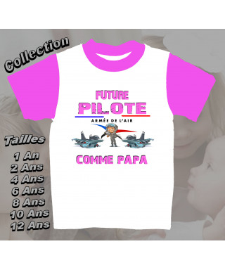 tee-shirt enfant armée de l'air girl