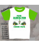 tee-shirt enfant futur agriculteur imprimé john deere