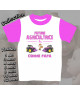 tee-shirt enfant future agricultrice imprimé john deere