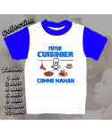 tee-shirt enfant futur cuisinier