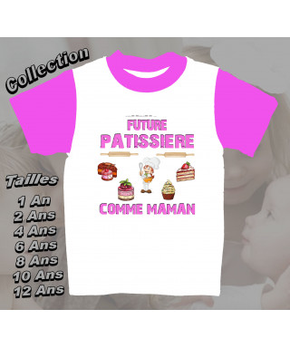 tee-shirt enfant future patissiere