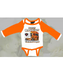 Body bebe camion imprimé scania oranfe