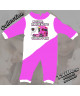 Pyjama bebe camion imprimé SCANIA rose