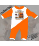 Pyjama bebe camion imprimé SCANIA orange