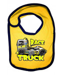 Bavoir Race Truck Jaune